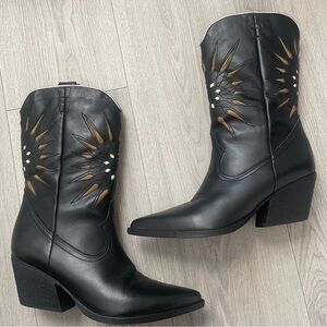 GOLO Contrasting Sun Western Boots Size 8.5